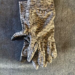Stylish Gray Women's Gloves with screen touch.